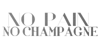 No Pain No Champagne BW Logo